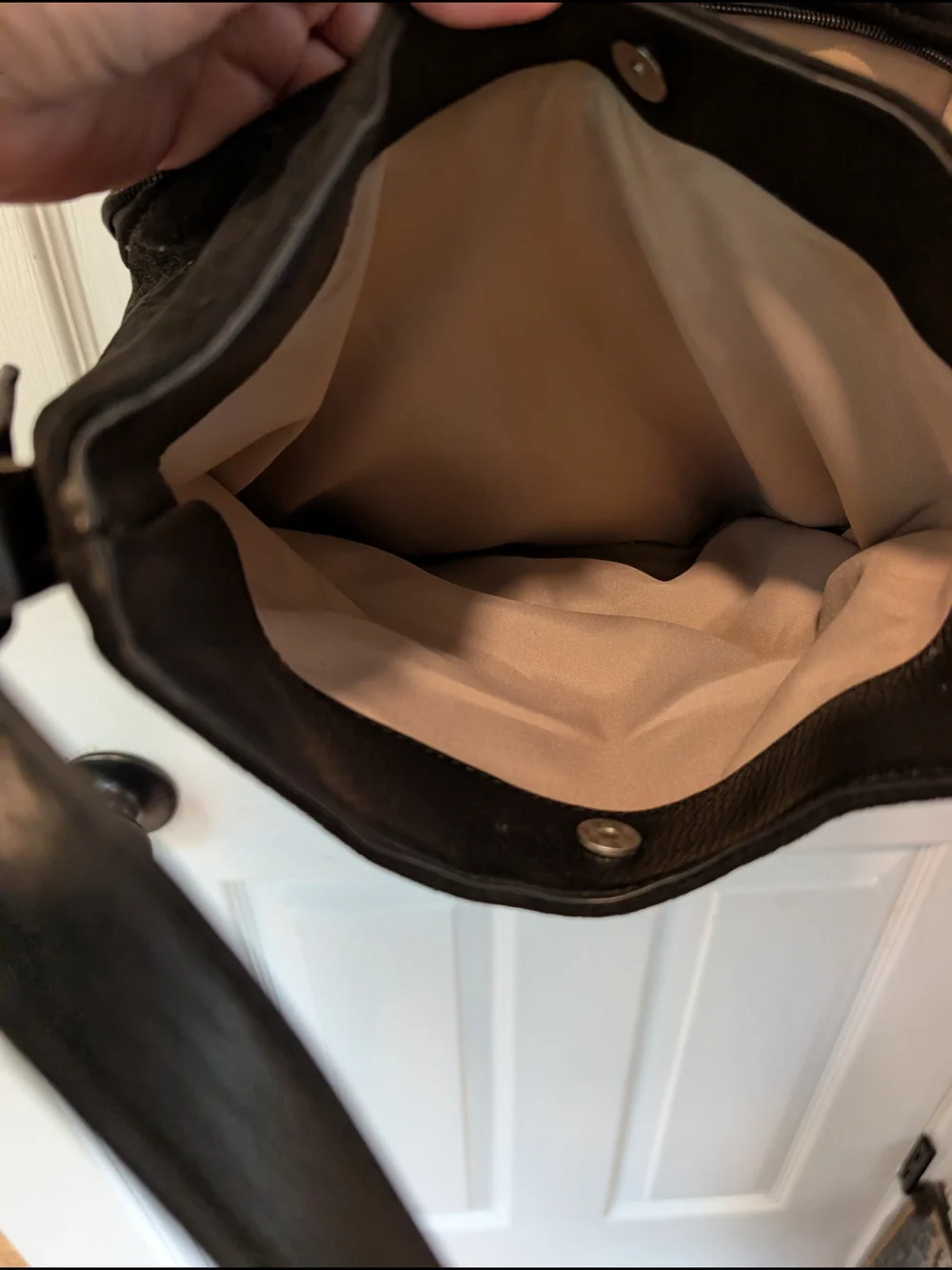 NWT Sondra Roberts Squared Hobo Style Bag In Black